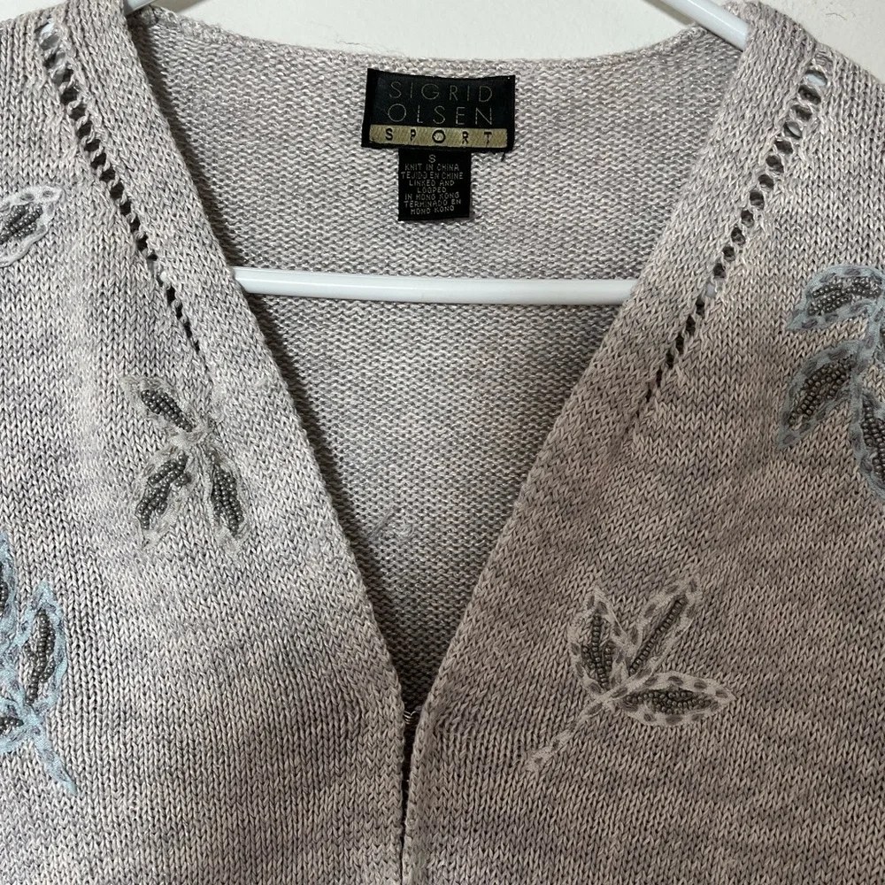 Sigrid Olsen Cardigan Size S - Picture 3 of 4
